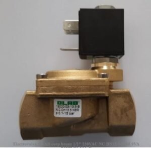 Electrovalva OLAB corp bronz 1/2" 230VAC NC DN13.5 NBR 9VA