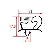Garnitura magnetica profil 1001