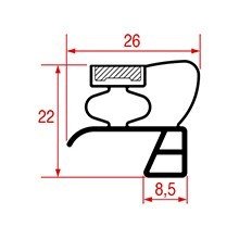 Garnitura magnetica profil 1002