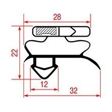 Garnitura magnetica profil 1069