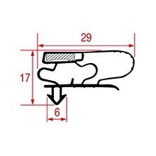 Garnitura magnetica profil 1071