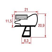 Garnitura magnetica profil 1076