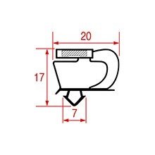 Garnitura magnetica profil 1083