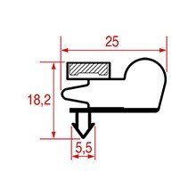 Garnitura profesionala magnetica masa refigerare / congelare profil DESMON, SCOTSMAN