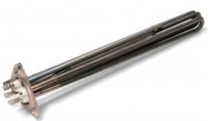 Rezistenta 6000W 220V 310mm ø47.5mm conexiuni papuc