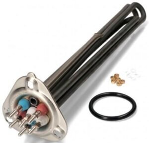 Rezistenta 6000W (3x2000W) 230/400V 425mm ø47.5mm M4