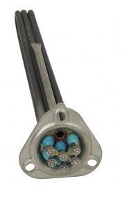 Rezistenta 9000W (3x3000W) 230/380V 330mm ø47.5mm M4